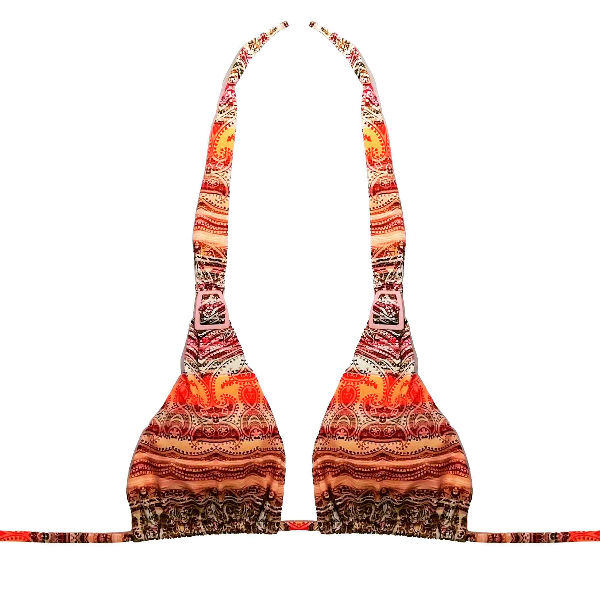 Top Triángulo C Cachemire Marrón