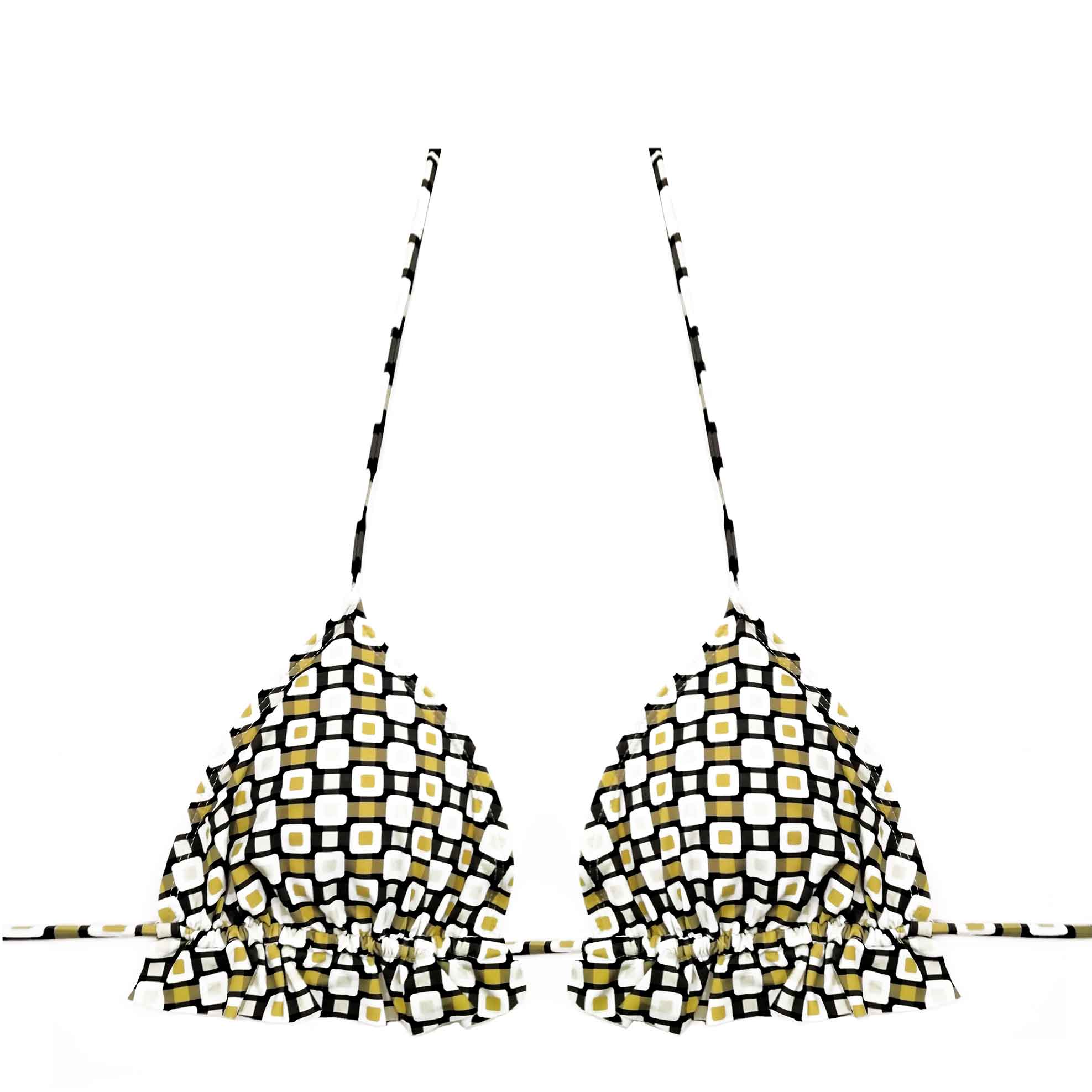 Top Triángulo Volante Cuadros