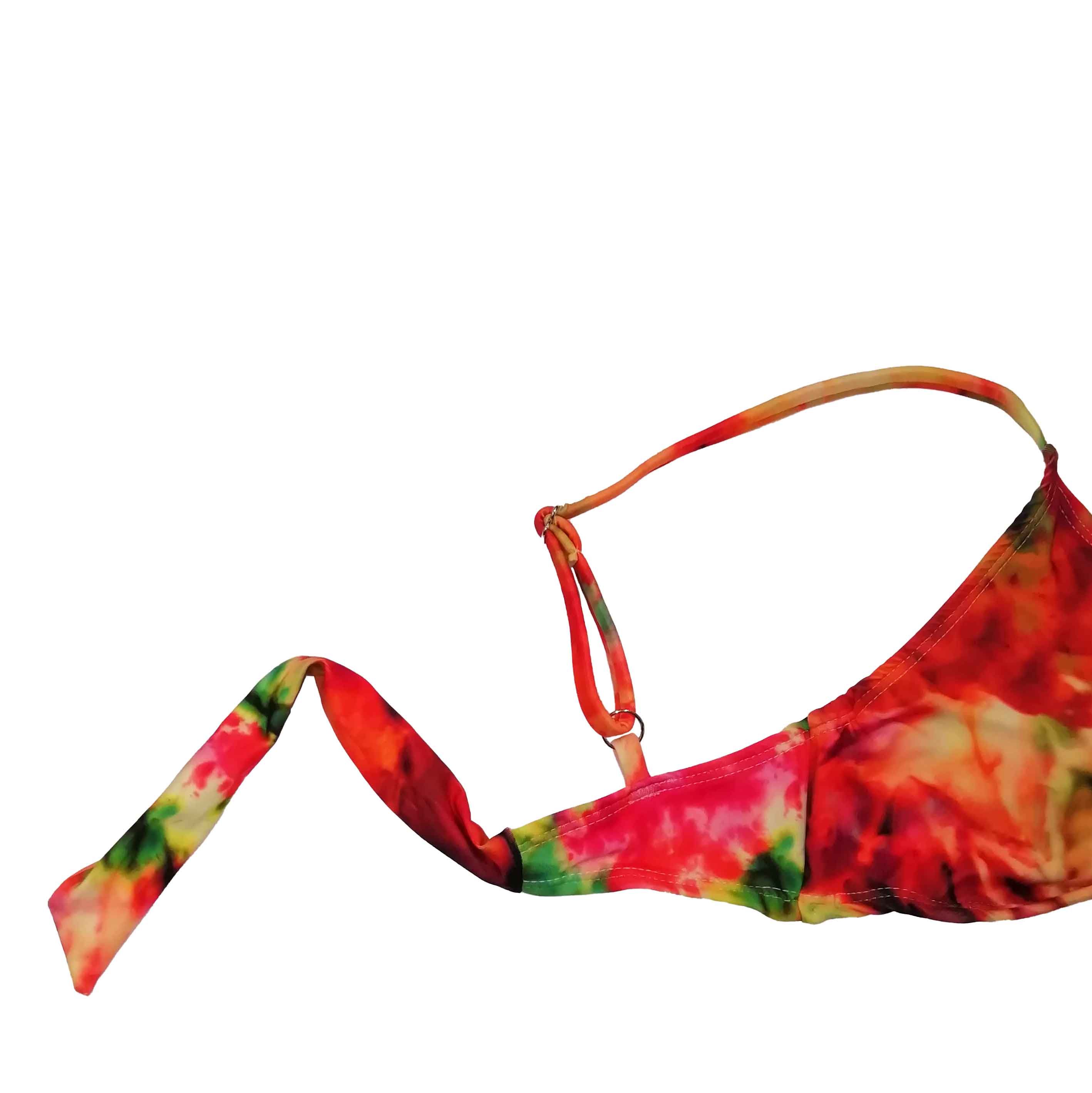 Top Cruzado Tie Dye Naranja